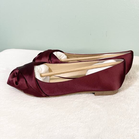 Charles by Charles David Women's Darcy Burgundy Ballet Flat Size 6 - Picture 7 of 8